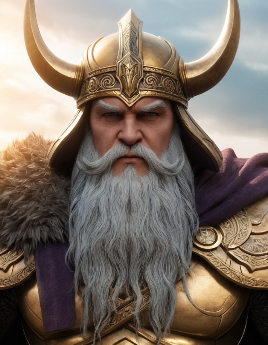 odin, epic, god scene, norse mythology