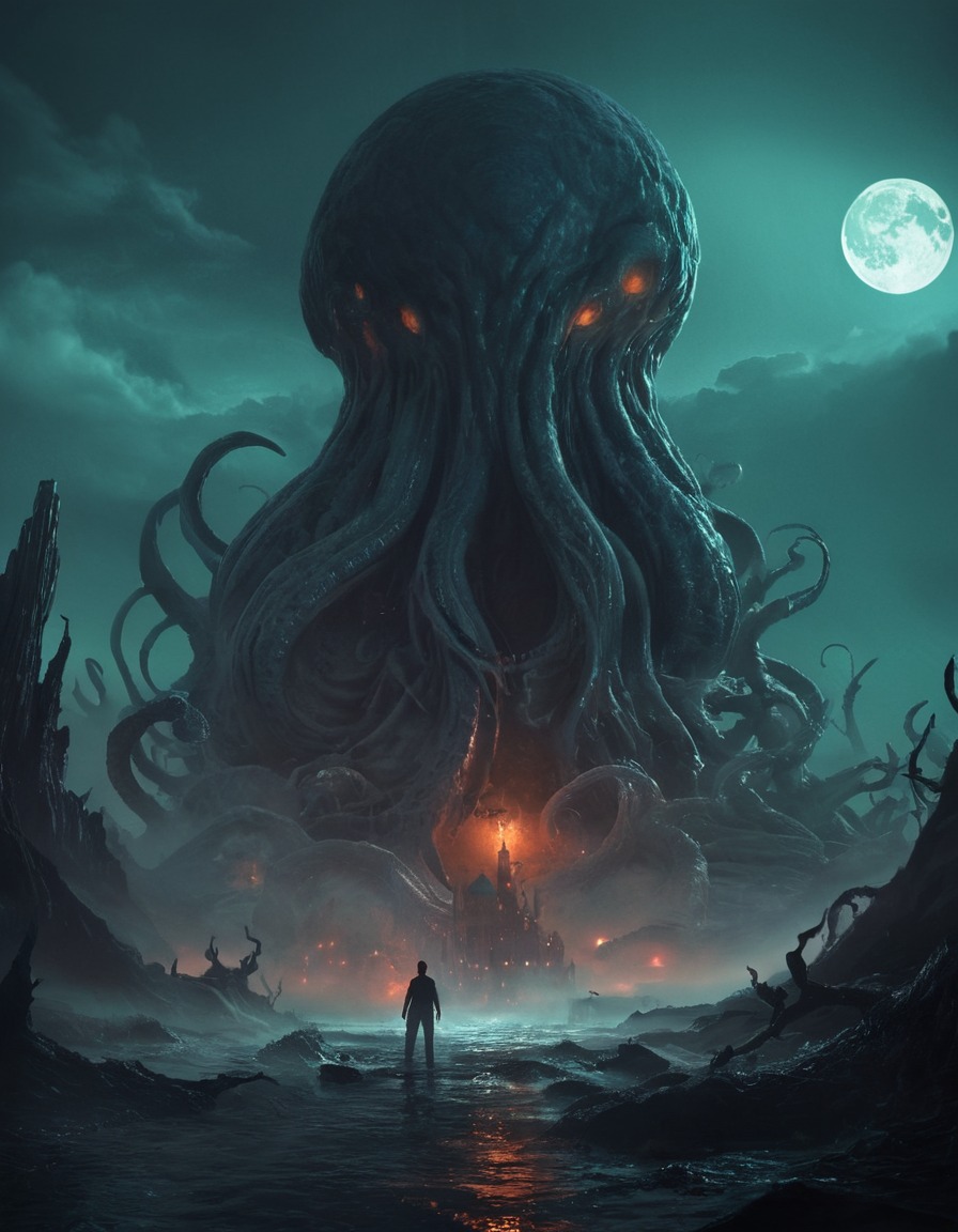 horror, surreal, lovecraftian, nightmare, dreamscape, lovecraft, howard lovecraft