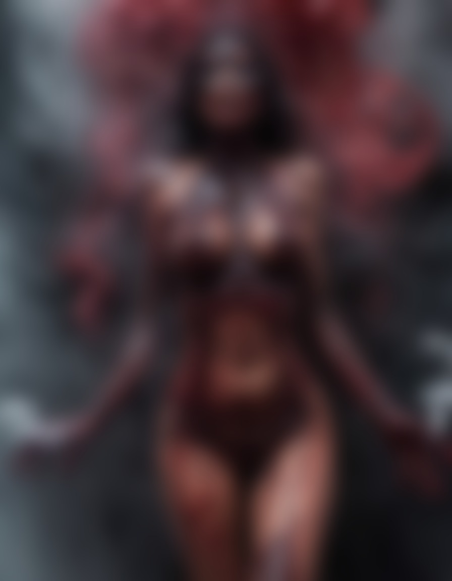 fantasy, demoness, portal, smoke, mystical, otherworldly, demon, demonesse, sexy, nsfw