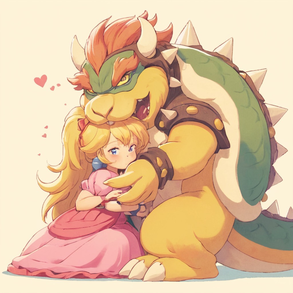 nintendo, princess, mario, digitalart, fanart, videogamefanart, princesspeach, bowserfanart