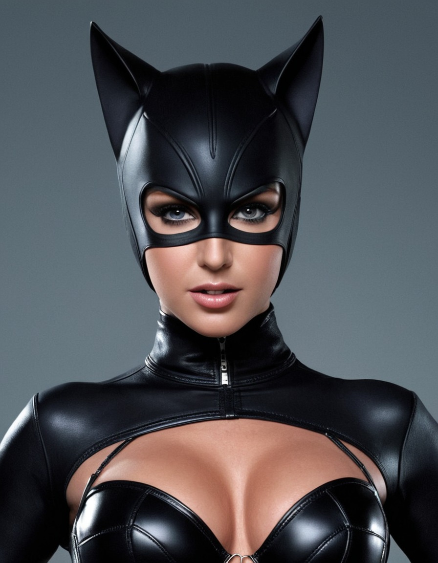 catwoman, britney spears, dc comics, singer, celebrity, crossover, superhero