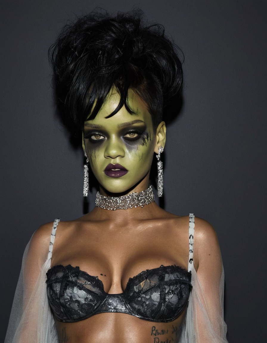 rihanna, zombie, high-fashion, glamorous, celebrities