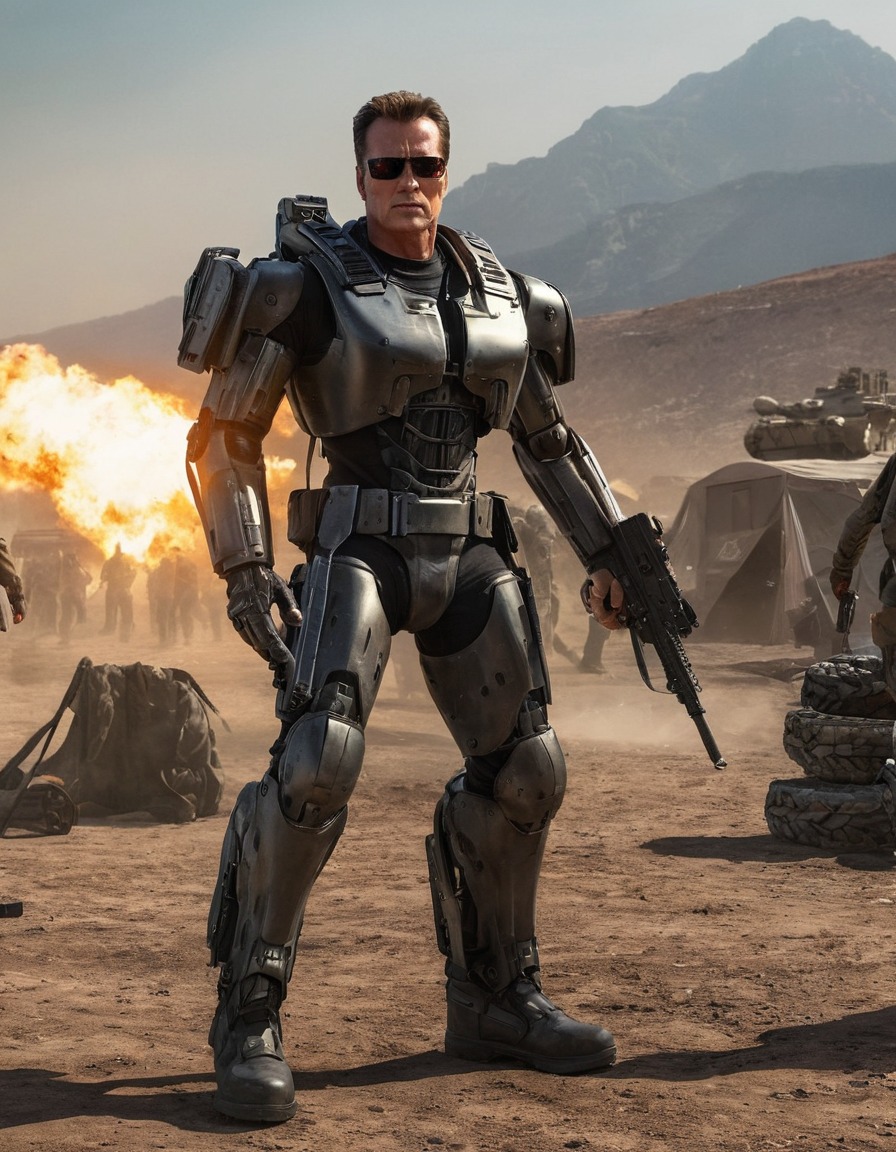 t-800, terminator, human resistance, infiltration, robot, science fiction, robots, games, movies