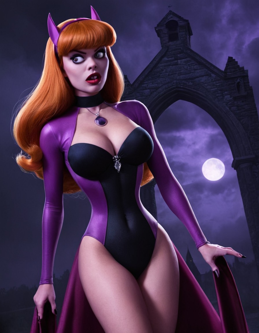 vampire, daphne blake, scooby-doo, fictional character, supernatural, disguise