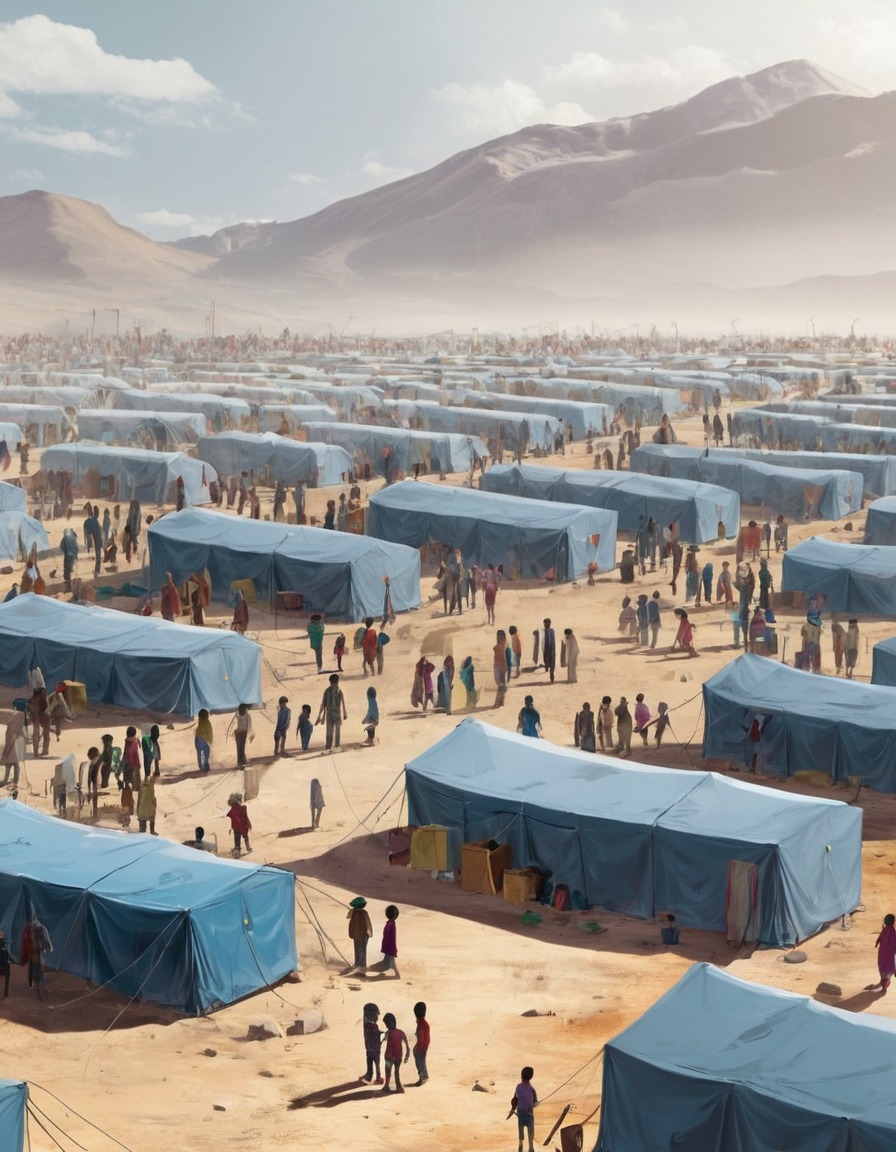 refugee camp, displacement, crisis, shelter, safety, war