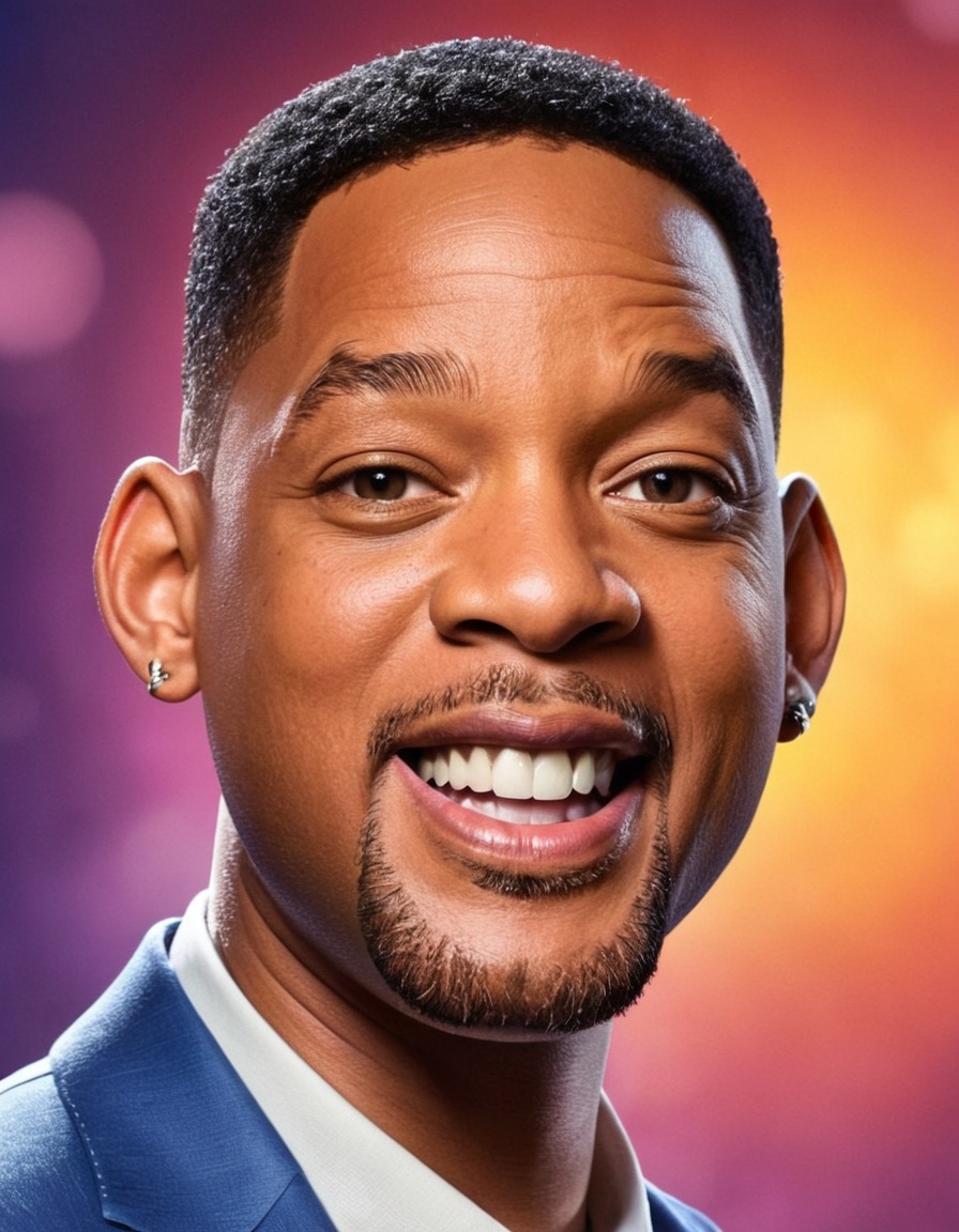 will smith, caricature, comedy, actor, entertainment