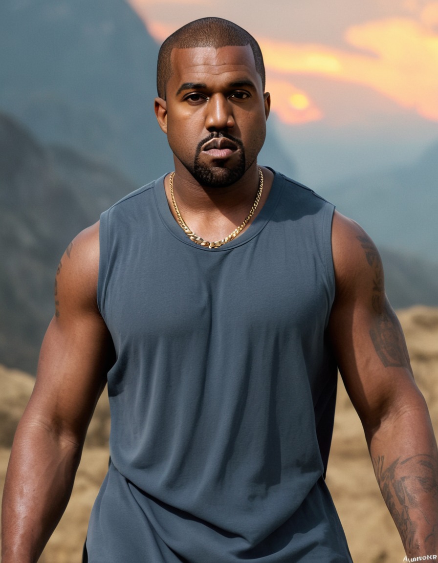 kanye west, muscular fitness, workout, exercise, fitness routine, celebrity, physical activity