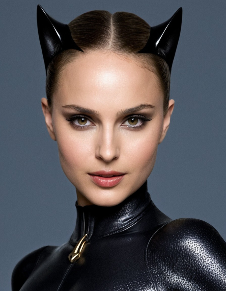 catwoman, natalie portman, actress, superhero, feline, comics, dc comics