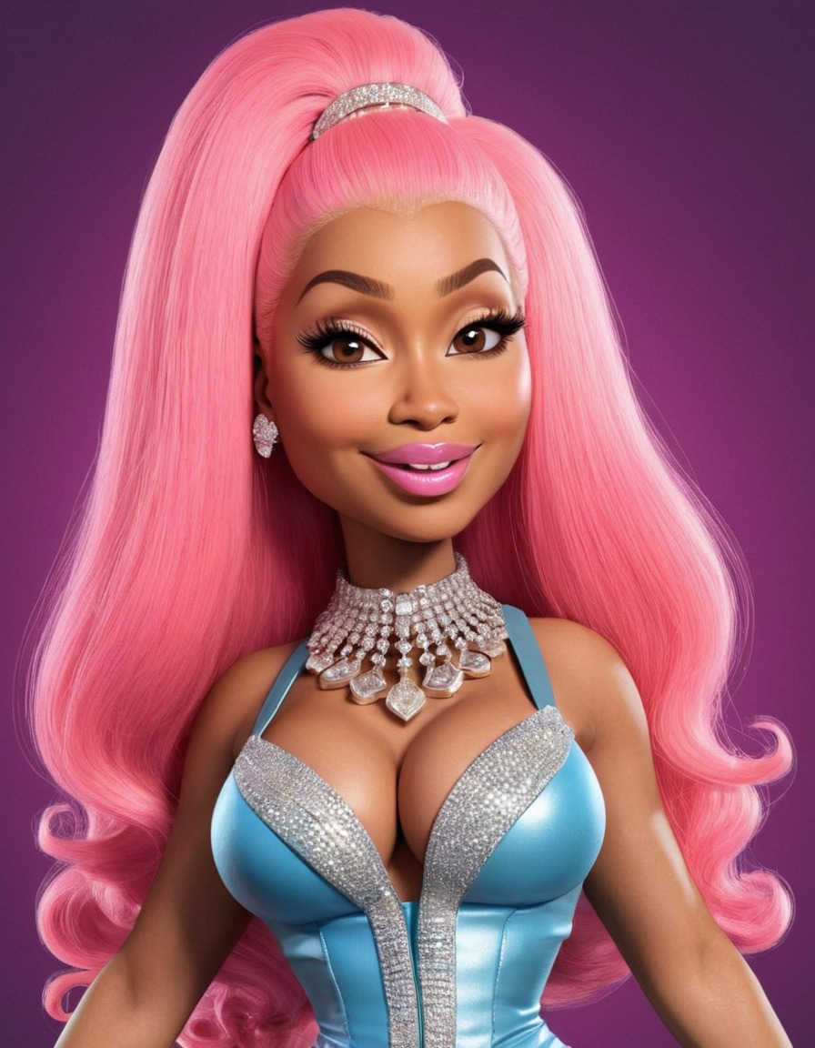 fun, nicki minaj, caricature, celebrity, music, humor