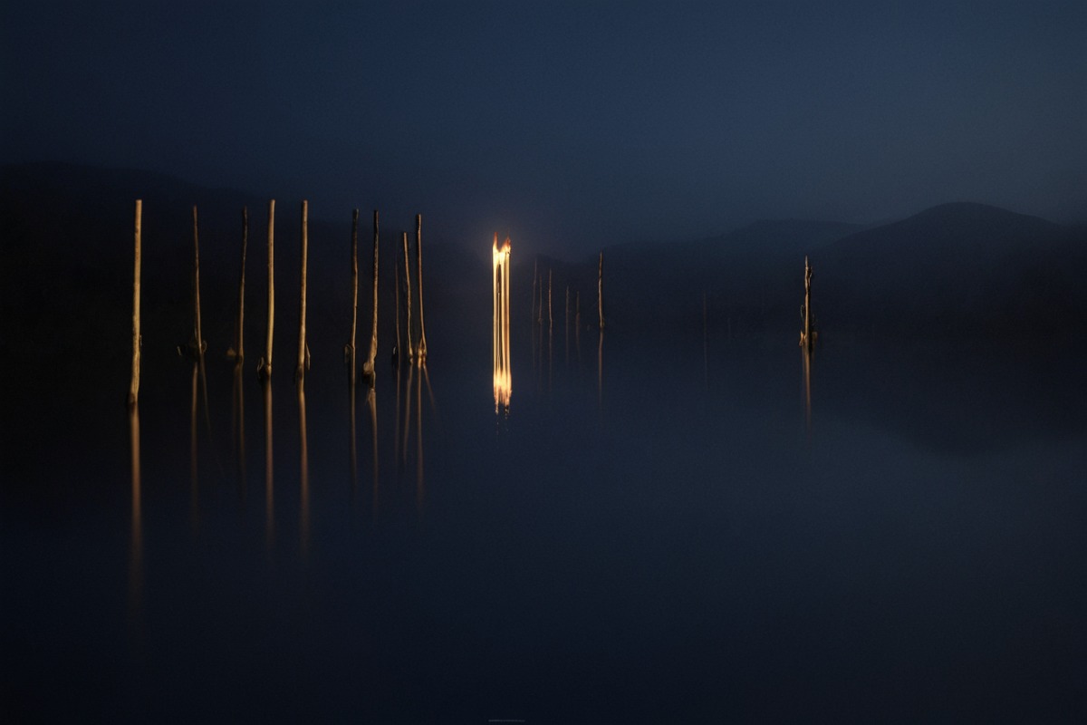 photography, reflection, abstractphotography, blue, dark, france, icm, minimalistic, night, rhone, riverside, summer, summernight, intentionalcameramovement