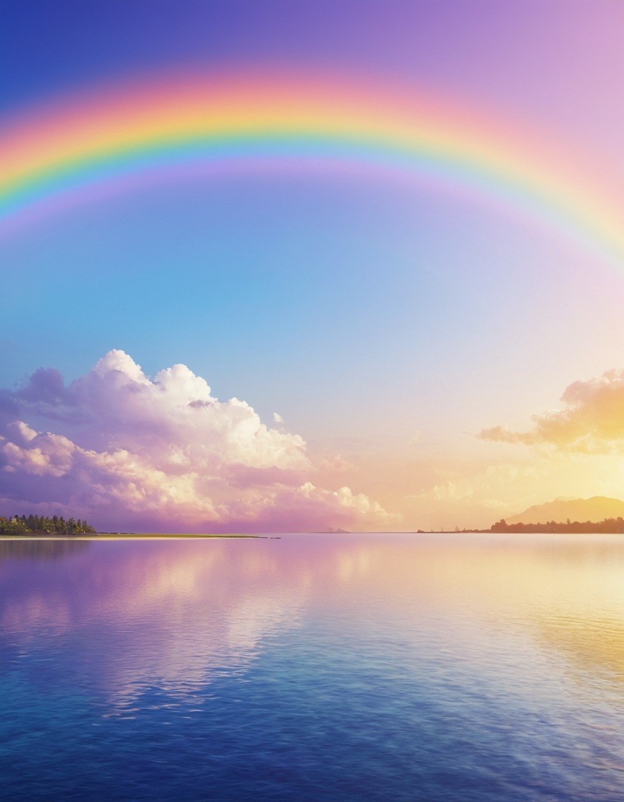 nature, rainbow, beauty