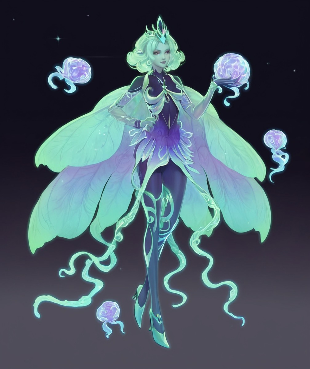 adopt, adoptable, adoptables, adopts, blue, characterconcept, characterdesign, concept, design, digital, digitalart, fantasy, green, humanoid, jellyfish, purple, sea, charactger, kofishop