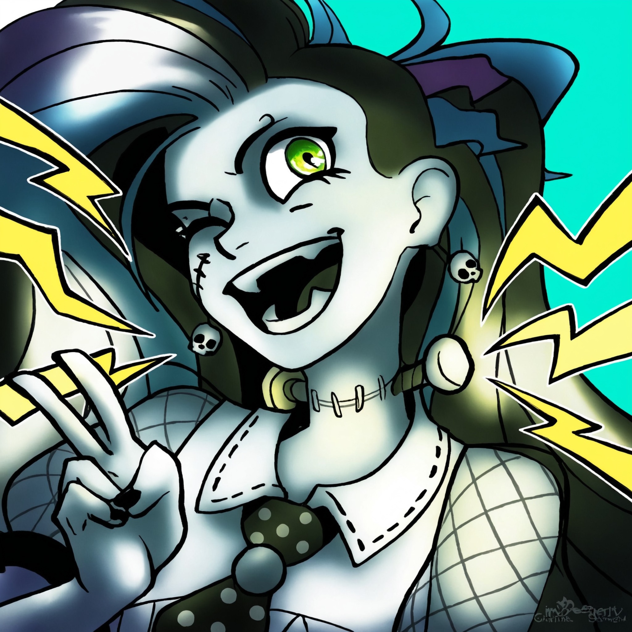 monster high, frankie stein, monster high gen 3, monster high g3, commissioned art