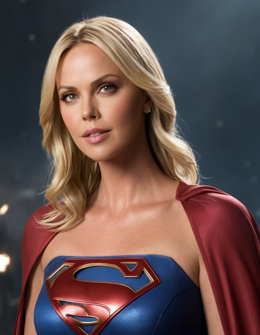 Charlize Theron as Superwoman: A Powerful and Capable Superhero ...