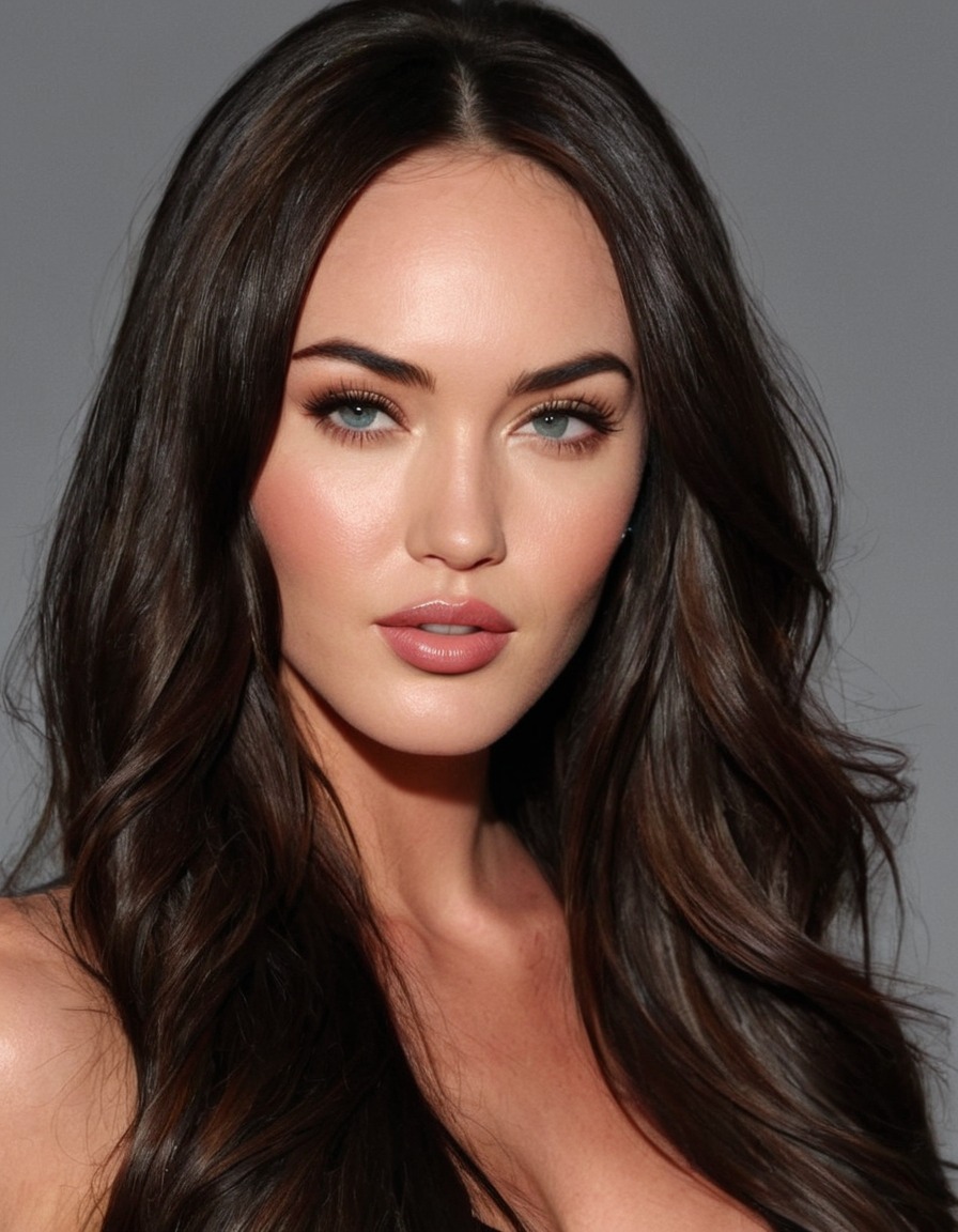 megan fox, actress, beauty, portrait, award-winning, celebrity, mesmerizing