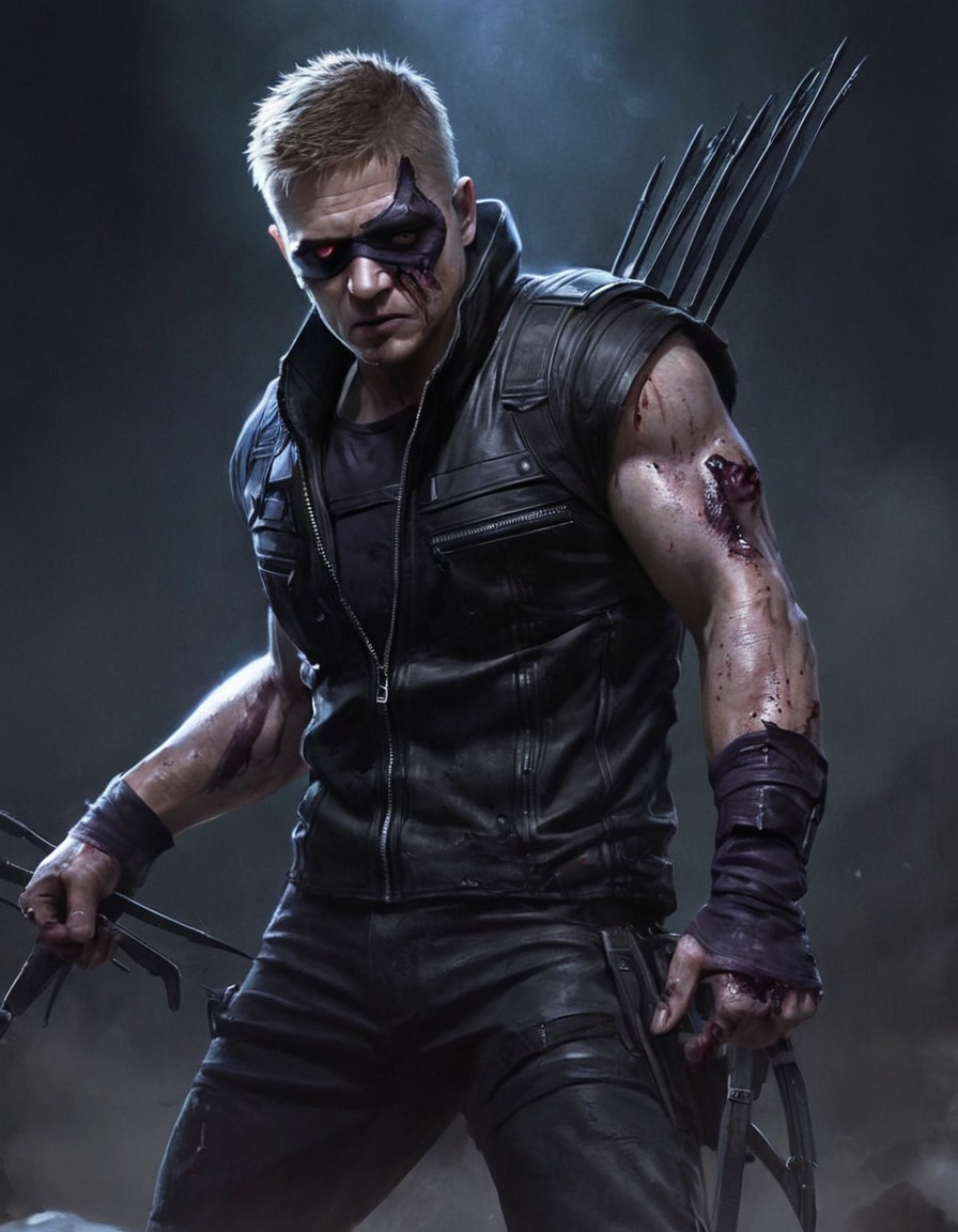 marvel comics, hawkeye, zombie, superhero, marvel