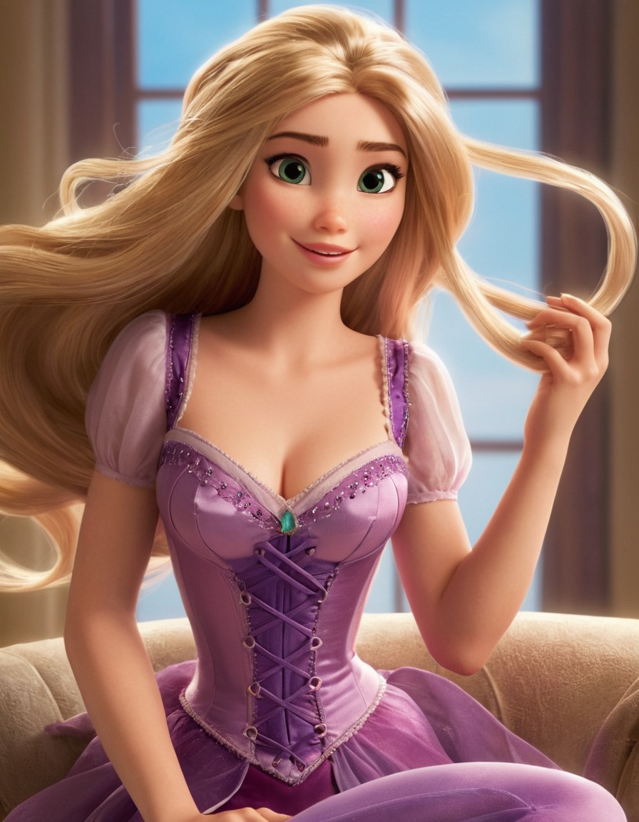 rapunzel, tangled, disney, fairytale, beautiful woman