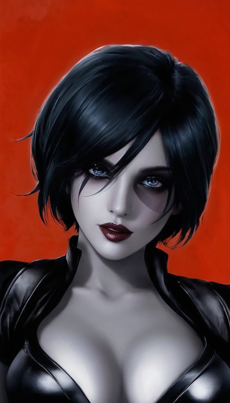 domino, art, art work, illustration, marvel, comic art, drawing, mcu, dc, x men