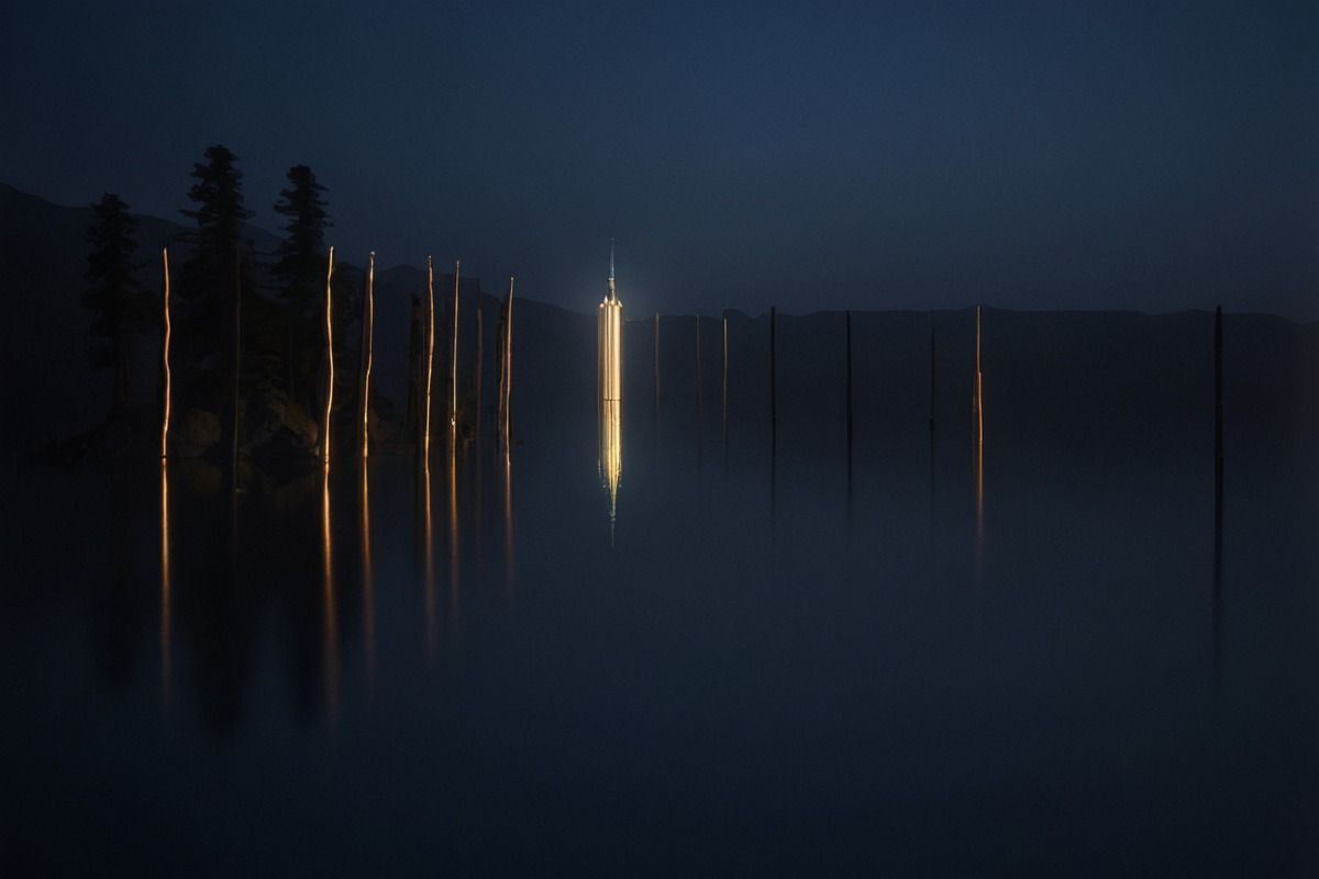 photography, reflection, abstractphotography, blue, dark, france, icm, minimalistic, night, rhone, riverside, summer, summernight, intentionalcameramovement