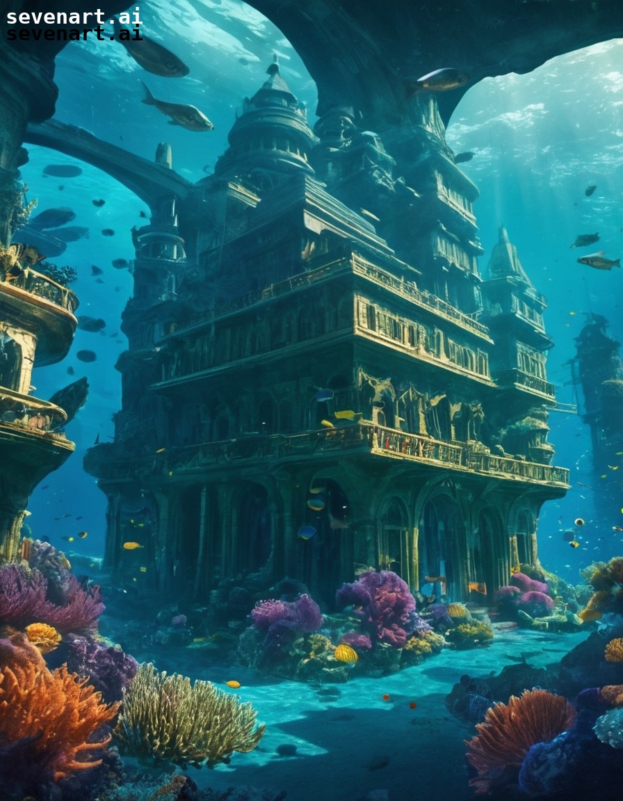 future, underwater city, advanced technology, human habitation, sea exploration