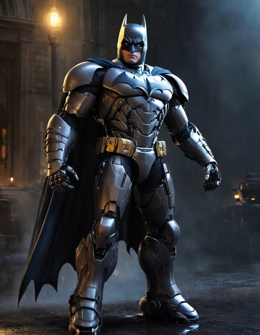 batman, robot, superhero, comic book, fictional character