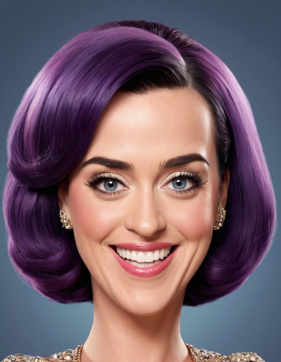 katy perry, celebrity, caricature, pop star, musician, funny, cartoon