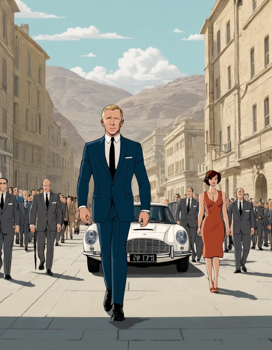 skyfall (2012), james bond, 007, action film, film scene, cinematography, daniel craig