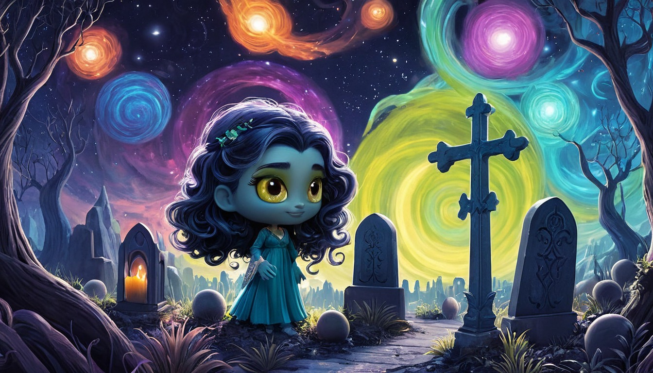 horror, cemetery, creepy, abstractart, animal, creature, cute, dark, demon, epic, evil, fantasy, gravestone, graveyard, halloween, lightmagic, macabre, monster, night, scifi, scififantasy, shadow, tombstone, aiart, dailychallenge, jamesar, noaihaters