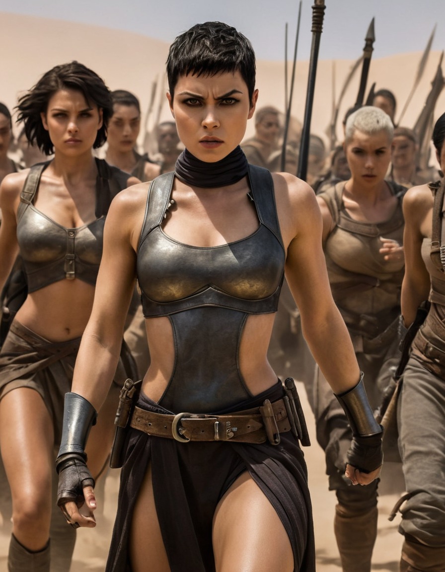 furiosa, warrior women, battle, leadership, feminism, mad max