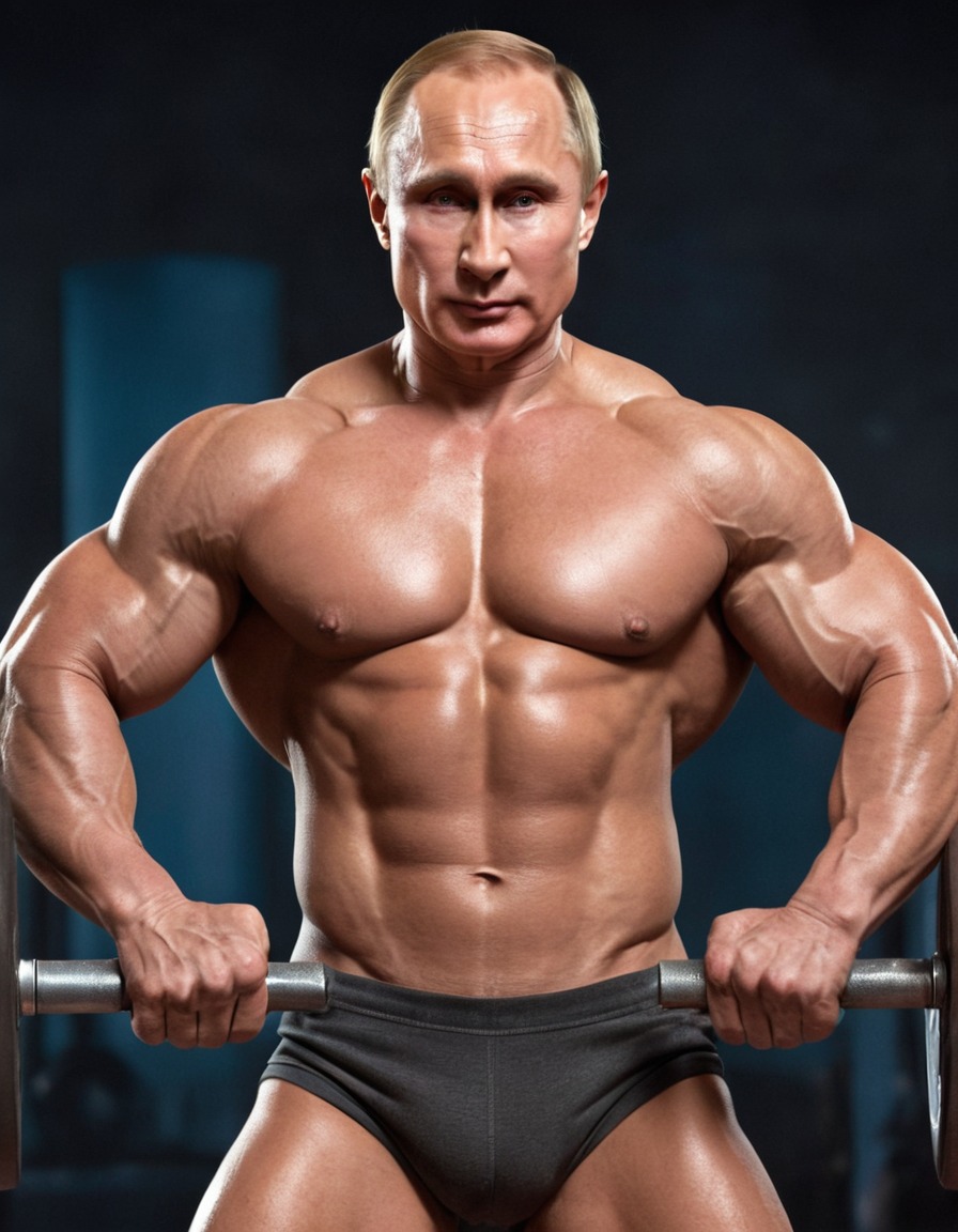 vladimir putin, bodybuilder, weightlifting, determination