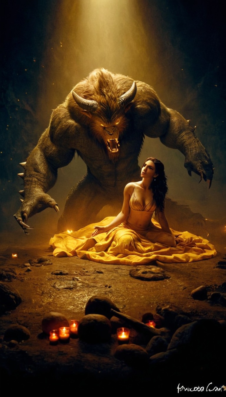 beauty, disney, monster, beast, horror, fairytale, fanart, darkfairytales, dailychallenge