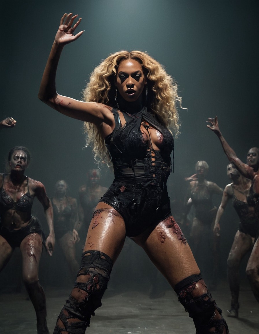 beyoncé, music, performance, zombie, dance, entertainment, celebrities