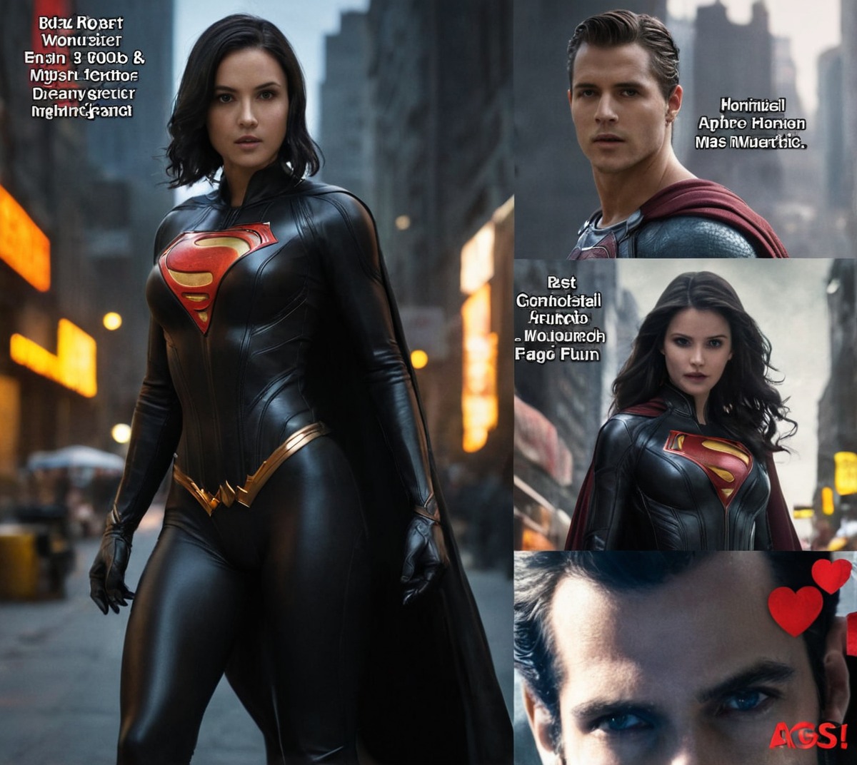 superheroine, superman, alternatereality, alternateuniverse, darkerotica, darkromance, dcu, dcuniverse, fallinginlove, henrycavill, loveatfirstsight, metropolis, occharacter, superwoman, terihatcher, supermanfanart, supermanmanofsteel, henrycavillsuperman, snyderverse, teri_hatcher, 37threalm, ai_generated_art, aigeneratedart