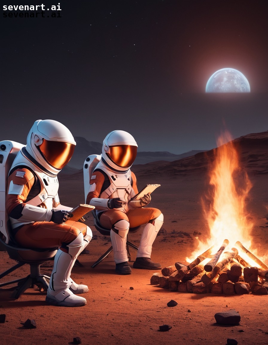 space exploration, mars colonization, extraterrestrial encounters, sci-fi, campfire fun, elonmusk, musk