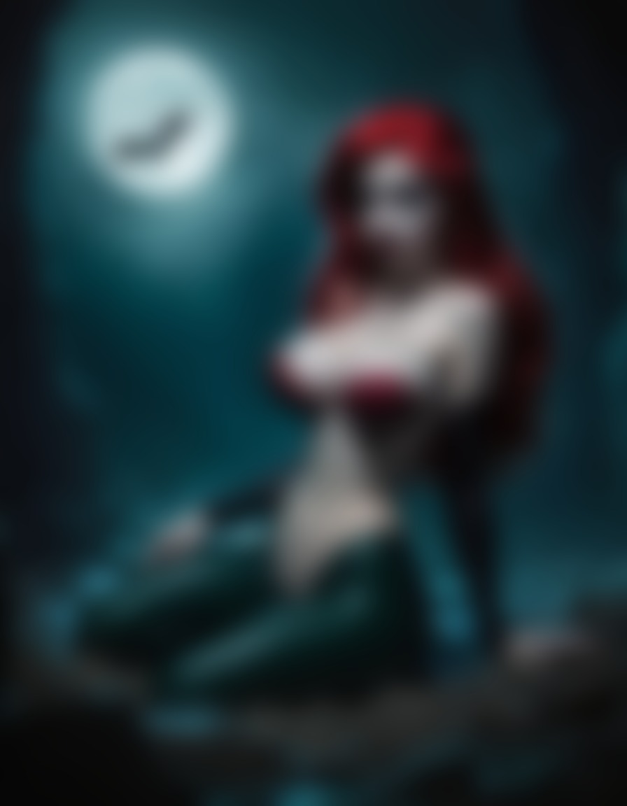 vampire, ariel, the little mermaid, fantasy, transformation, disney, fairy tale