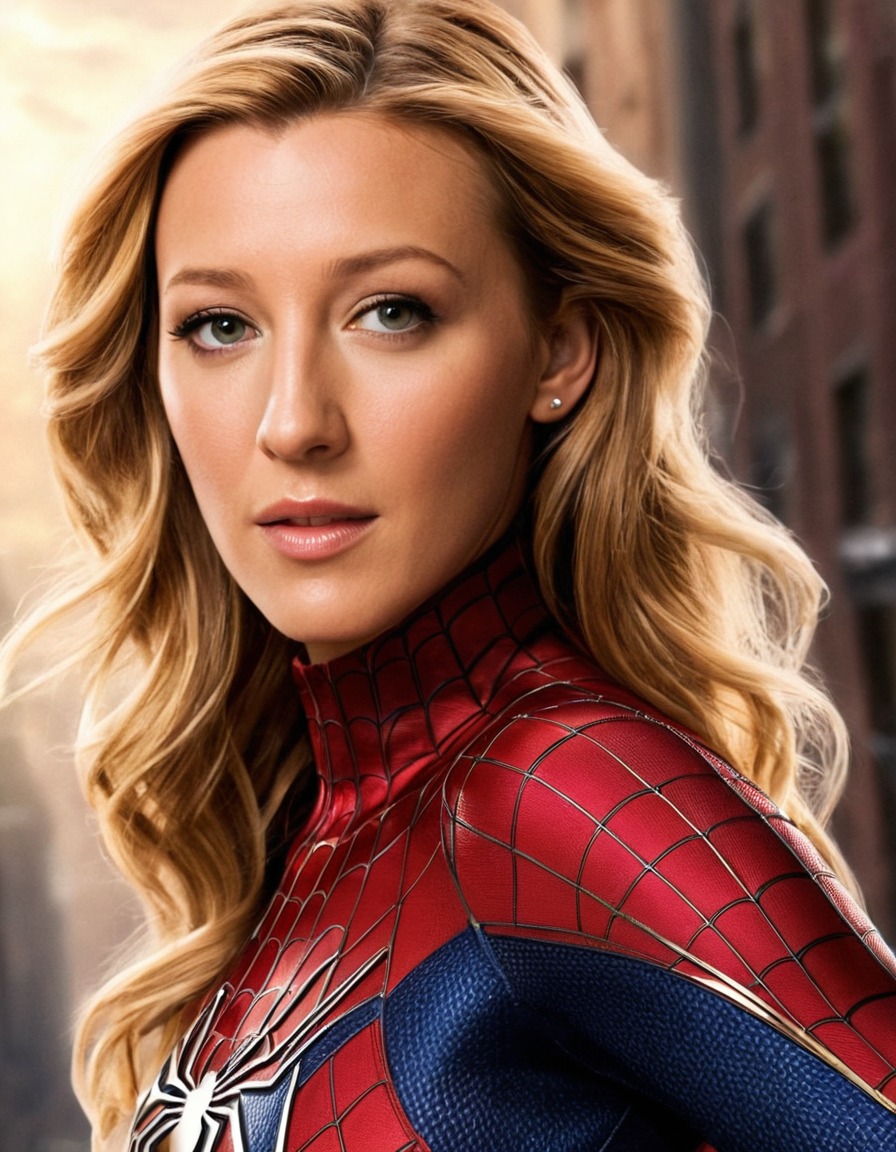 blake lively, spiderman, actress, superhero, marvel, film, character