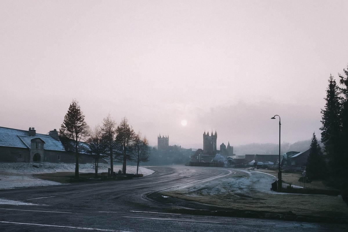 alaska, anchorage, church, parkinglot