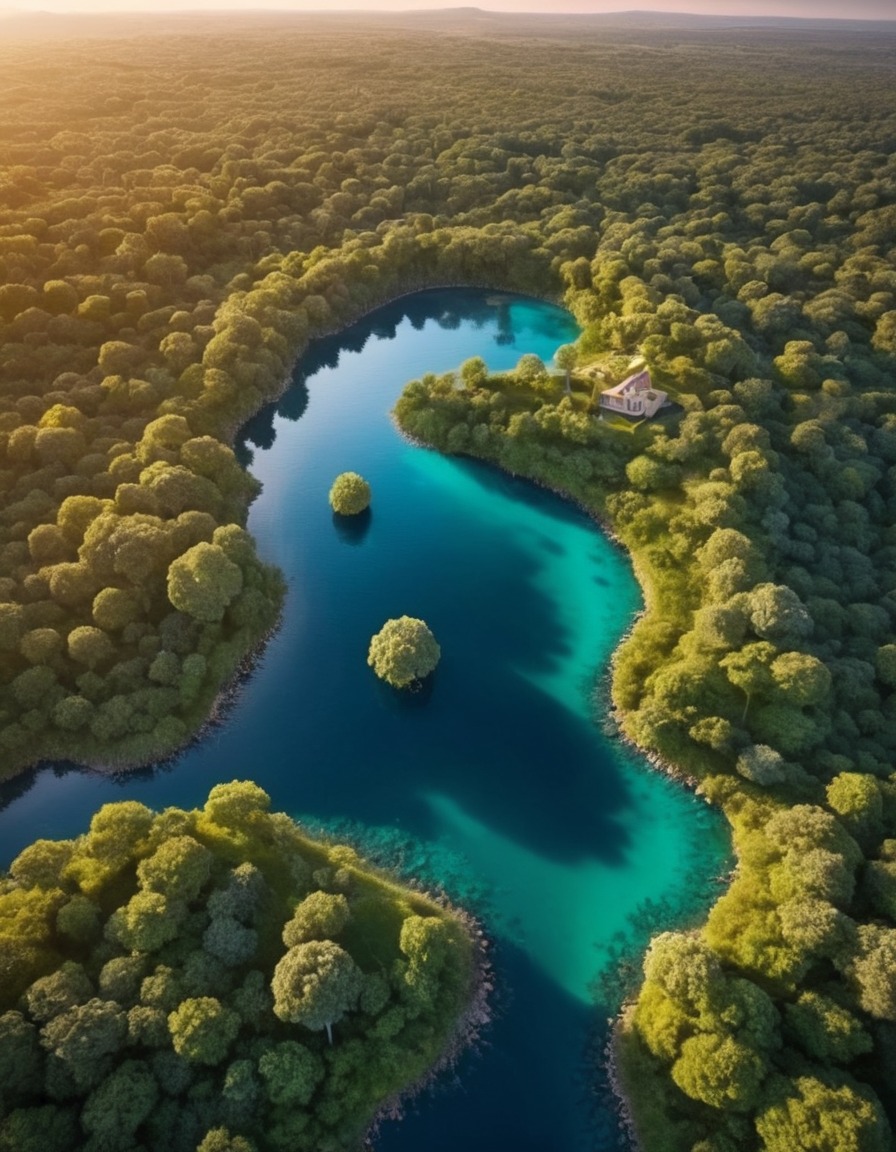 surreal, aerial, landscape, drone photography  
