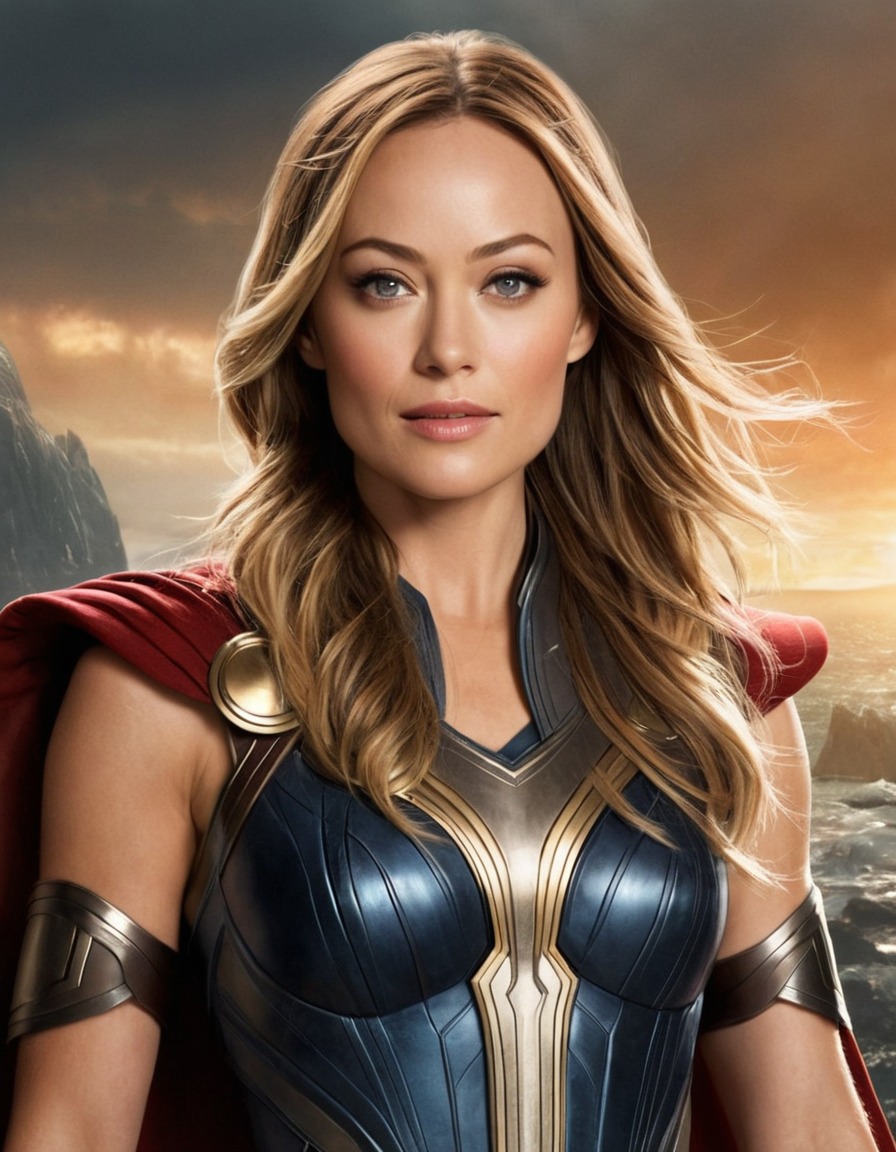 olivia wilde, thor, marvel, actress, superhero, natalie portman