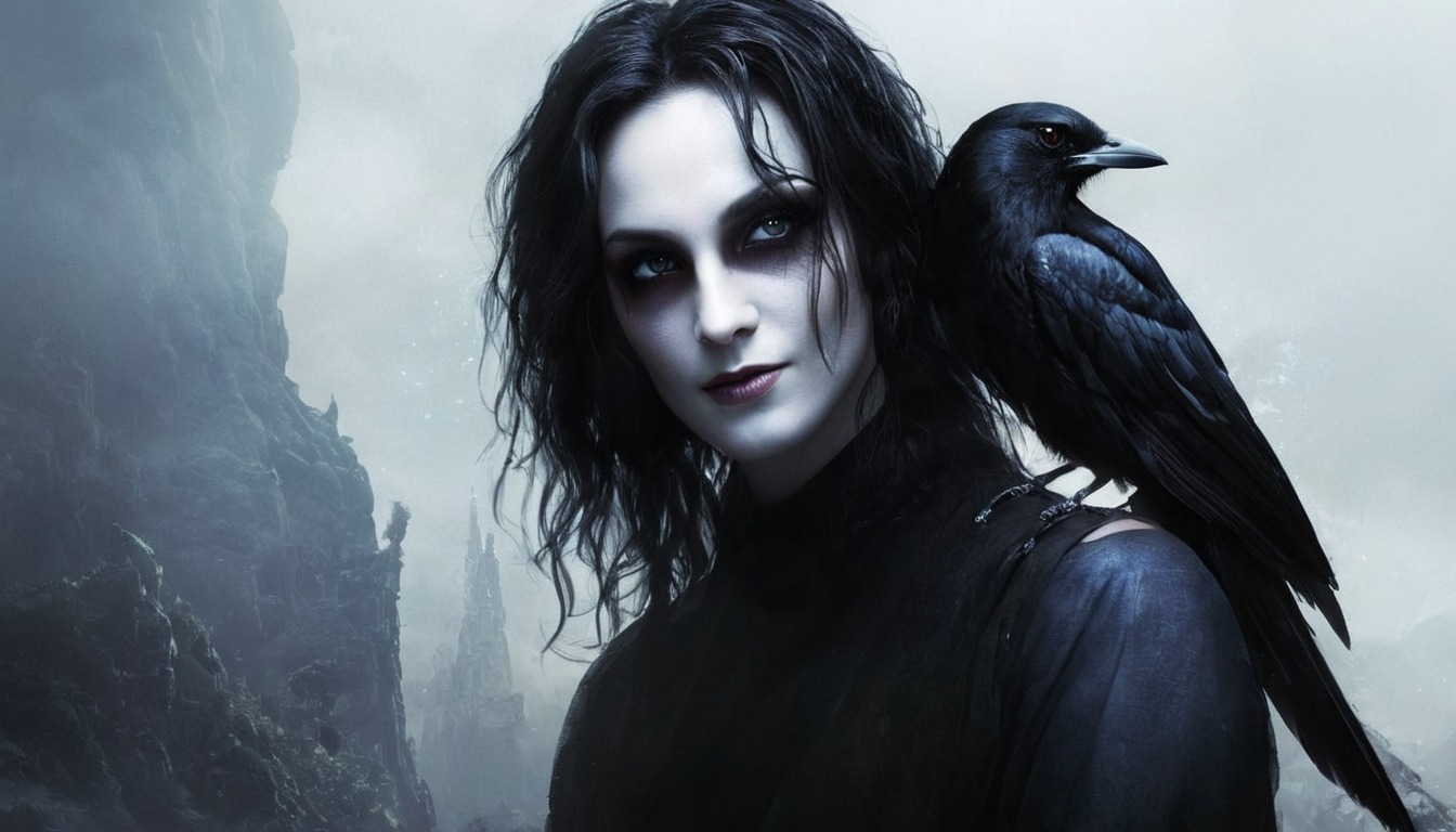 fanart, digitalart, digitalpainting, horror, gothic, portrait, moviefanart, thecrow, dailychallenge, aiartcommunity, midjourney, midjourneyai, midjourneyart, midjourneyartwork, midjourneyaiart, midjourneycommunity