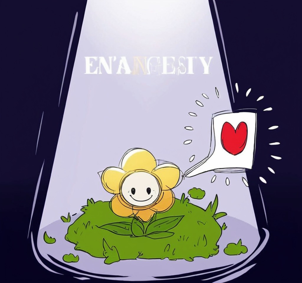 digitalpainting, fanartdigital, undertale_game, flowey_the_flower, floweyundertale, undertalefanart