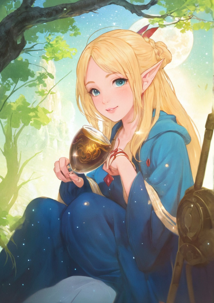 marcille donato, delicious in dungeon, dungeon meshi, kawaii, anime