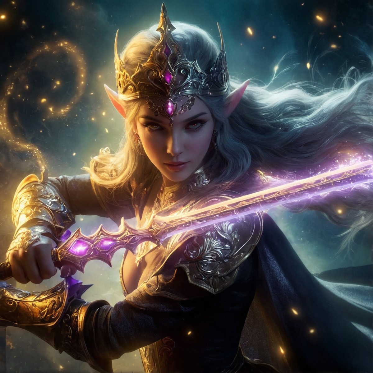 videogamefanart, warrior, magic, fantasyart, fantasycharacter, wallpaper, epic, elf, digitalart, fanart, characterdesign, princess, worldofwarcraft, beauty, sword, zelda, zeldafanart, zeldaprincess