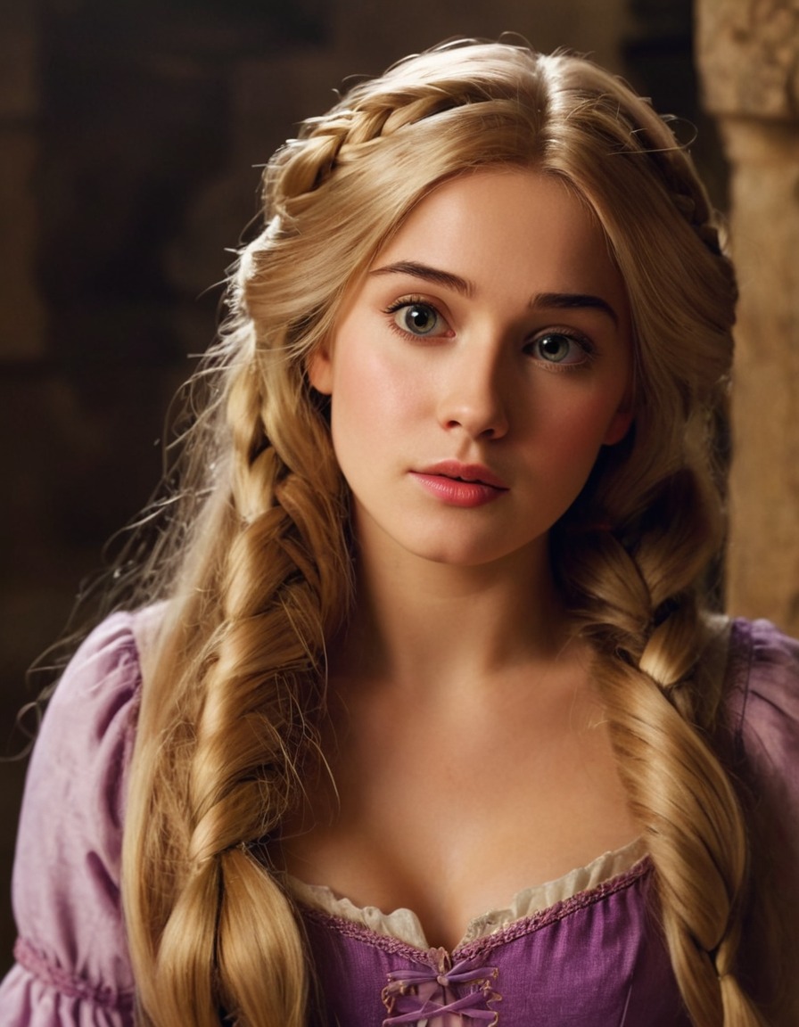 rapunzel, tangled, disney, fairytale, princess, long hair, beautiful woman