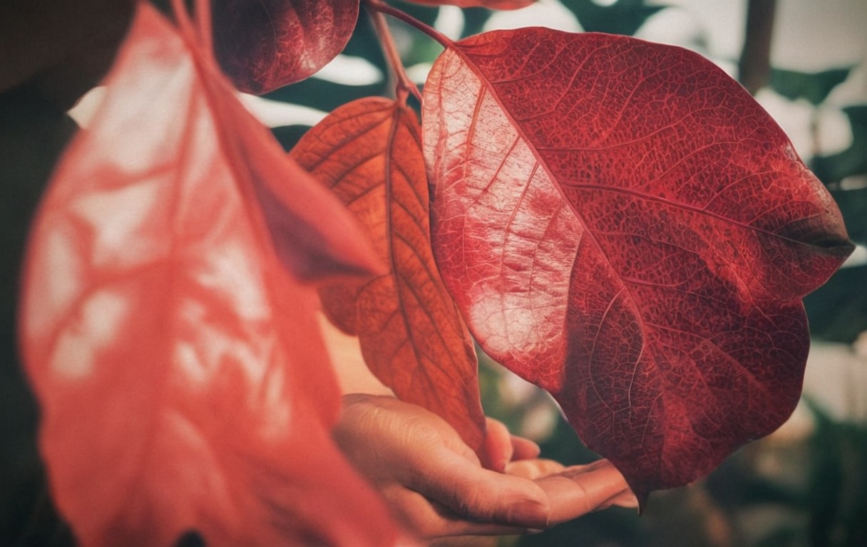 leaves, nature, photography, red