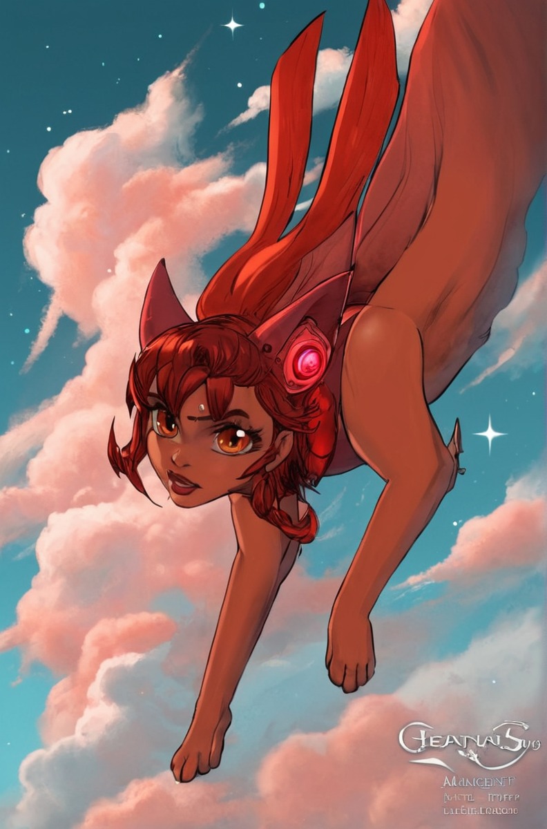 fox, sky, skyart, artfight, background, clouds, shading, shadingpractice, shadinglighting, shadingstyle, artfightattack, artfight2022, artfightteambloom, art_fight_2022