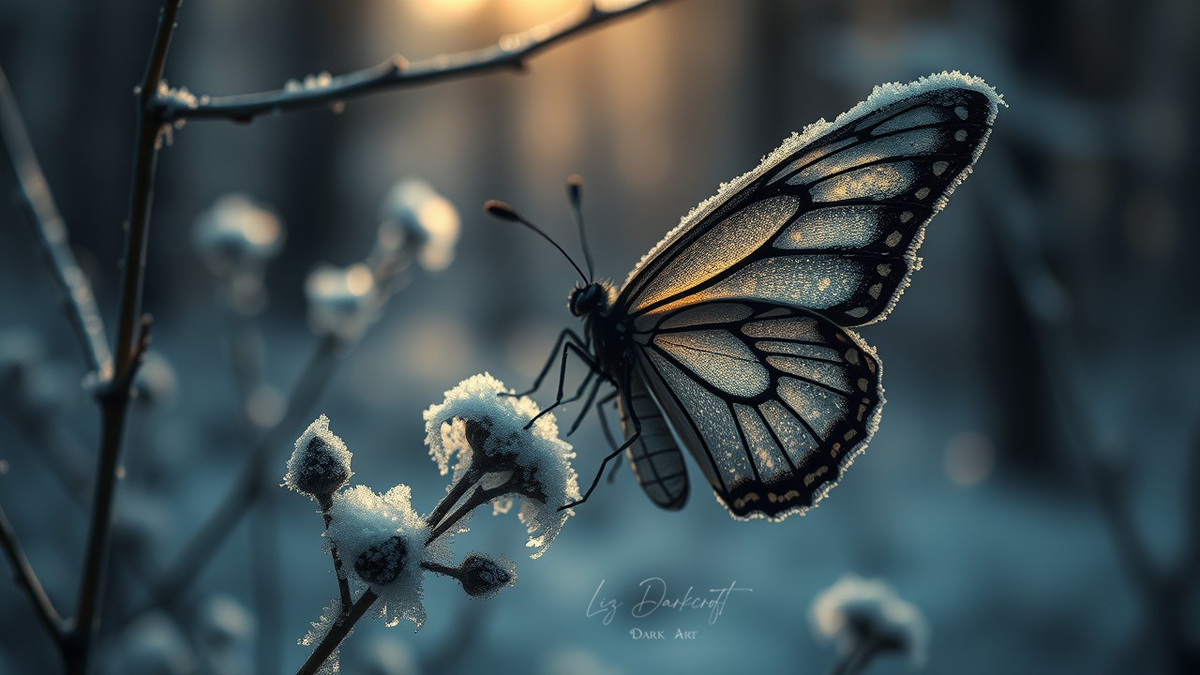 photography, naturephotography, butterflyart, coldembrace, frozenart, frozenintime, naturecaptured, natureinwinter, wintermagic, winterwonderland, frozenwings, icywings, winterbutterfly, frostedbeauty, delicatebeauty, butterflybeauty, winterinspiration, wintergems, wintermystique, icypatterns, frostedelegance, winterinsect, butterflyinwinter, fragileelegance, delicateinwinter, frostedwings