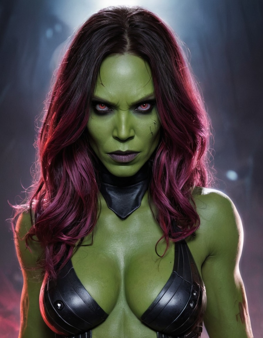 gamora, guardians of the galaxy, marvel, superhero, villain, antagonist