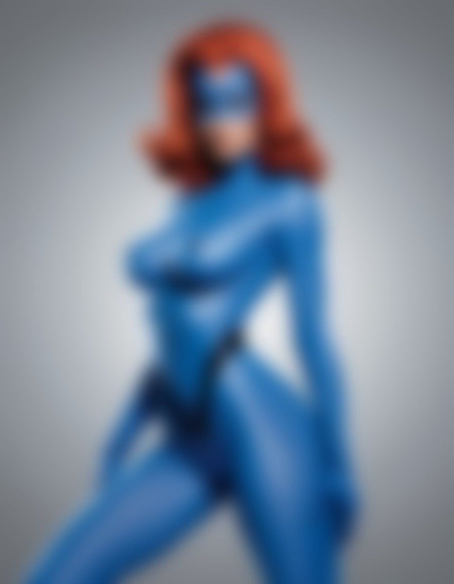 mystique, x-men, shape-shifting, confident, mutant, sexy, superhero, painted