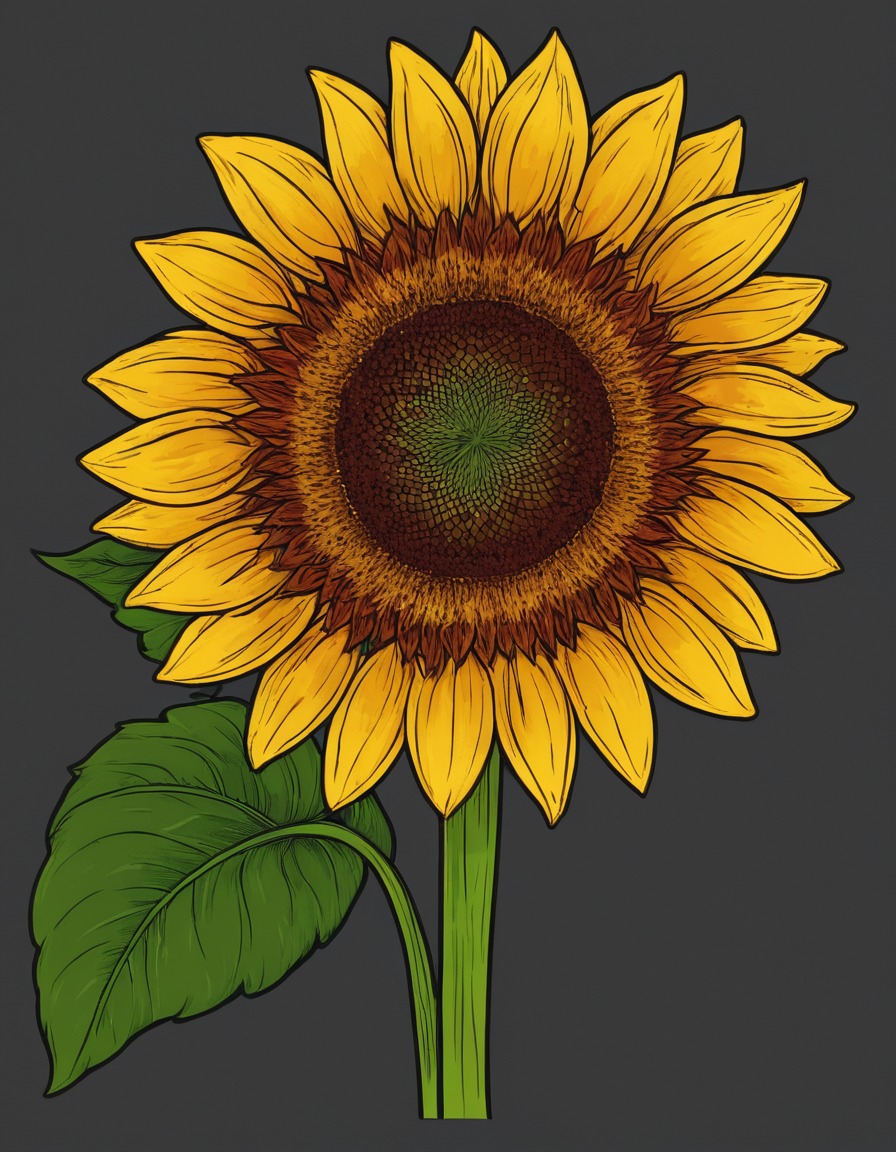 nature, sunflower, beautiful, floral, yellow, sun, plant